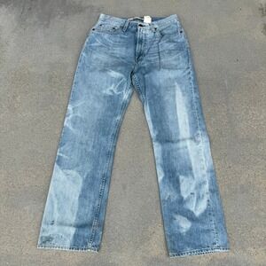 GAP Easy Fit Men's Light Wash Distressed Denim Jeans‎ 32x32